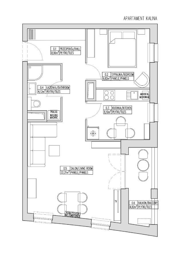 Apartament Kalina Lublin Bagian luar foto